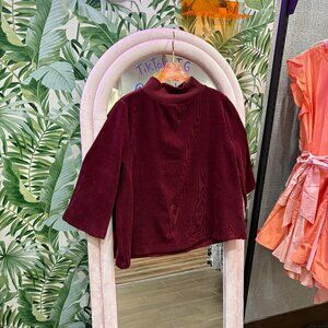 Textured 3/4 Sleeve Sweater Top  PROTOTYPE 1 of 1 Sized SAMPLE SMALL - Z1000